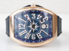 Швейцарський годинник Franck Muller Vanguard Yachting Automatic Blue Dial 18k Rose Gold