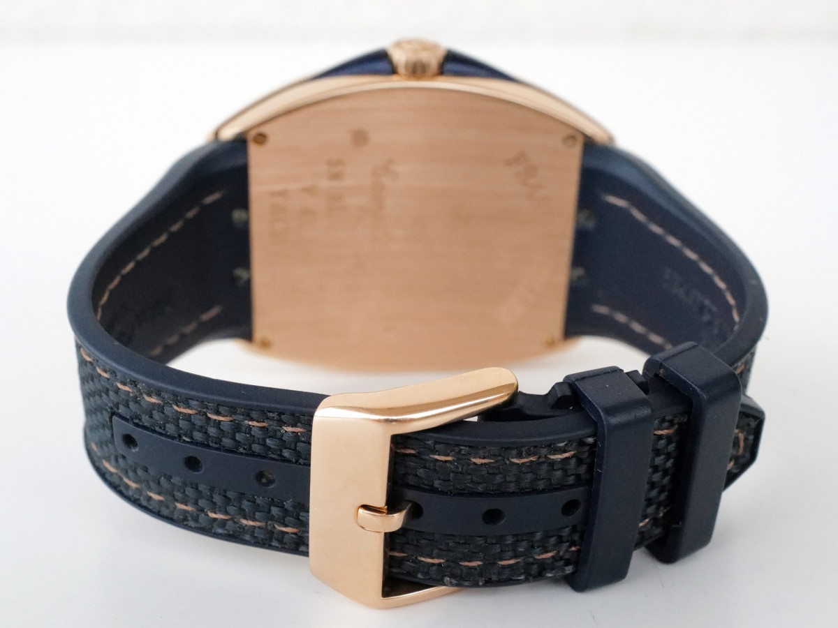 Швейцарський годинник Franck Muller Vanguard Yachting Automatic Blue Dial 18k Rose Gold