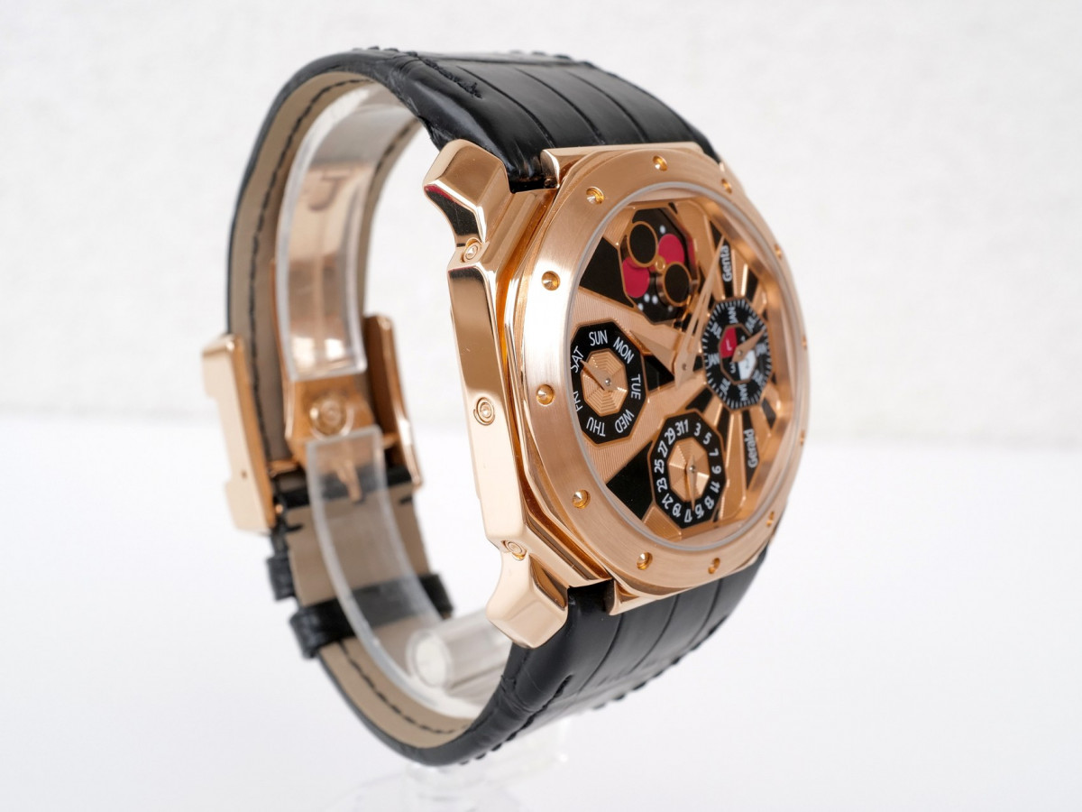 Швейцарський годинник Gerald Genta Octo 48-Month Moon Phase Perpetual Calendar 18K Rose Gold