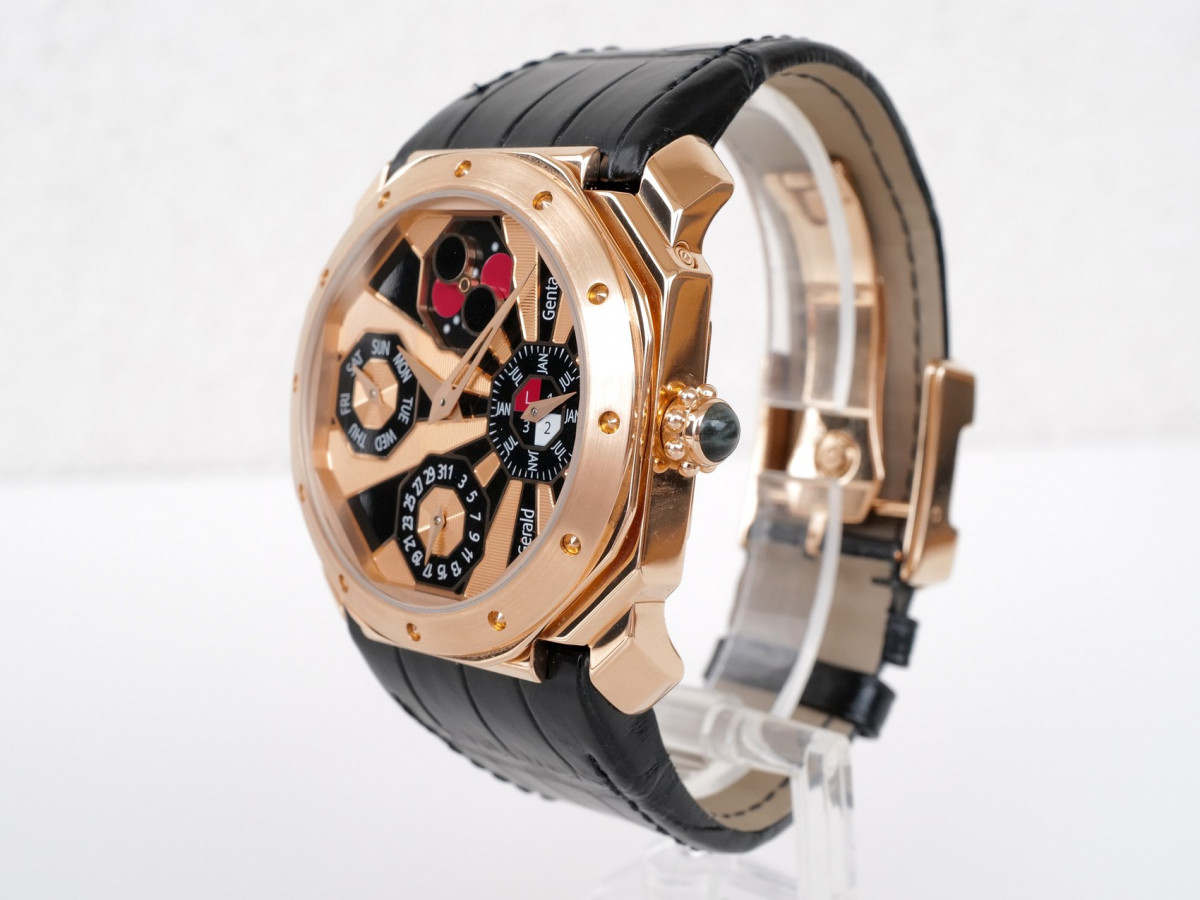 Швейцарський годинник Gerald Genta Octo 48-Month Moon Phase Perpetual Calendar 18K Rose Gold