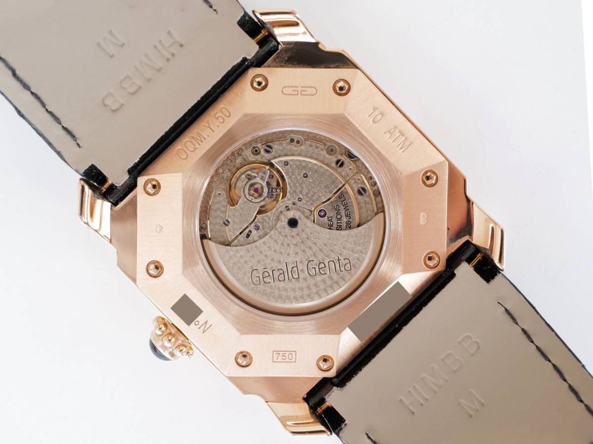 Швейцарський годинник Gerald Genta Octo 48-Month Moon Phase Perpetual Calendar 18K Rose Gold