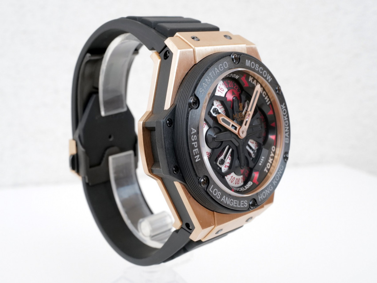 Швейцарские часы Hublot Big Bang King Power Unico GMT 18k Rose Gold