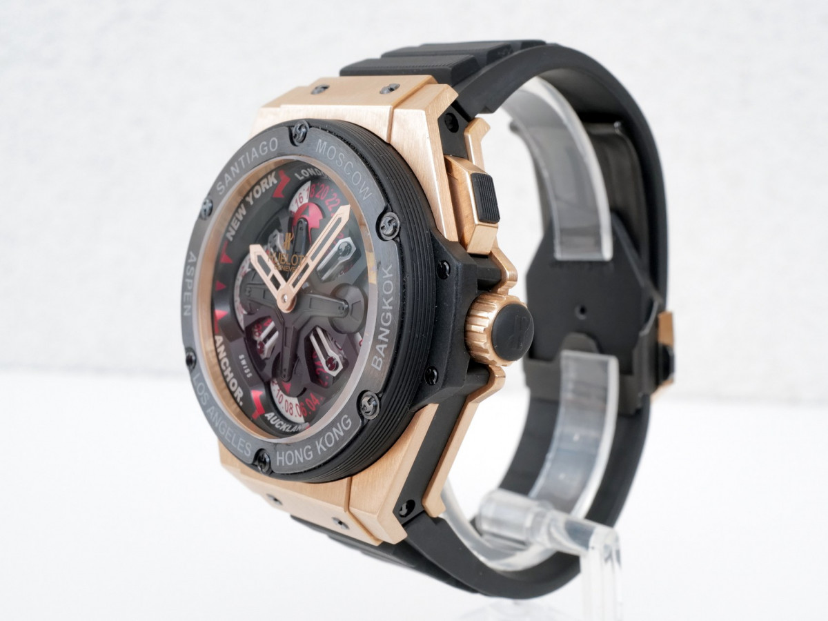 Швейцарские часы Hublot Big Bang King Power Unico GMT 18k Rose Gold