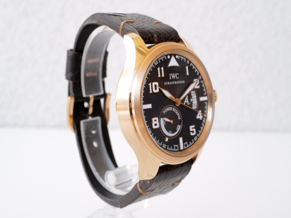 Swiss watch IWC Pilot Antoine De Saint Exupery Limited Edition 18K Rose Gold Power Reserve