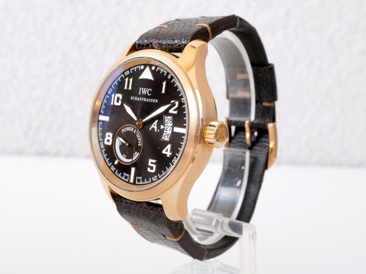 Swiss watch IWC Pilot Antoine De Saint Exupery Limited Edition 18K Rose Gold Power Reserve