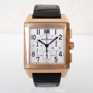 Швейцарские часы Jaeger-LeCoultre Reverso Squadra Chronograph GMT 18k Rose Gold