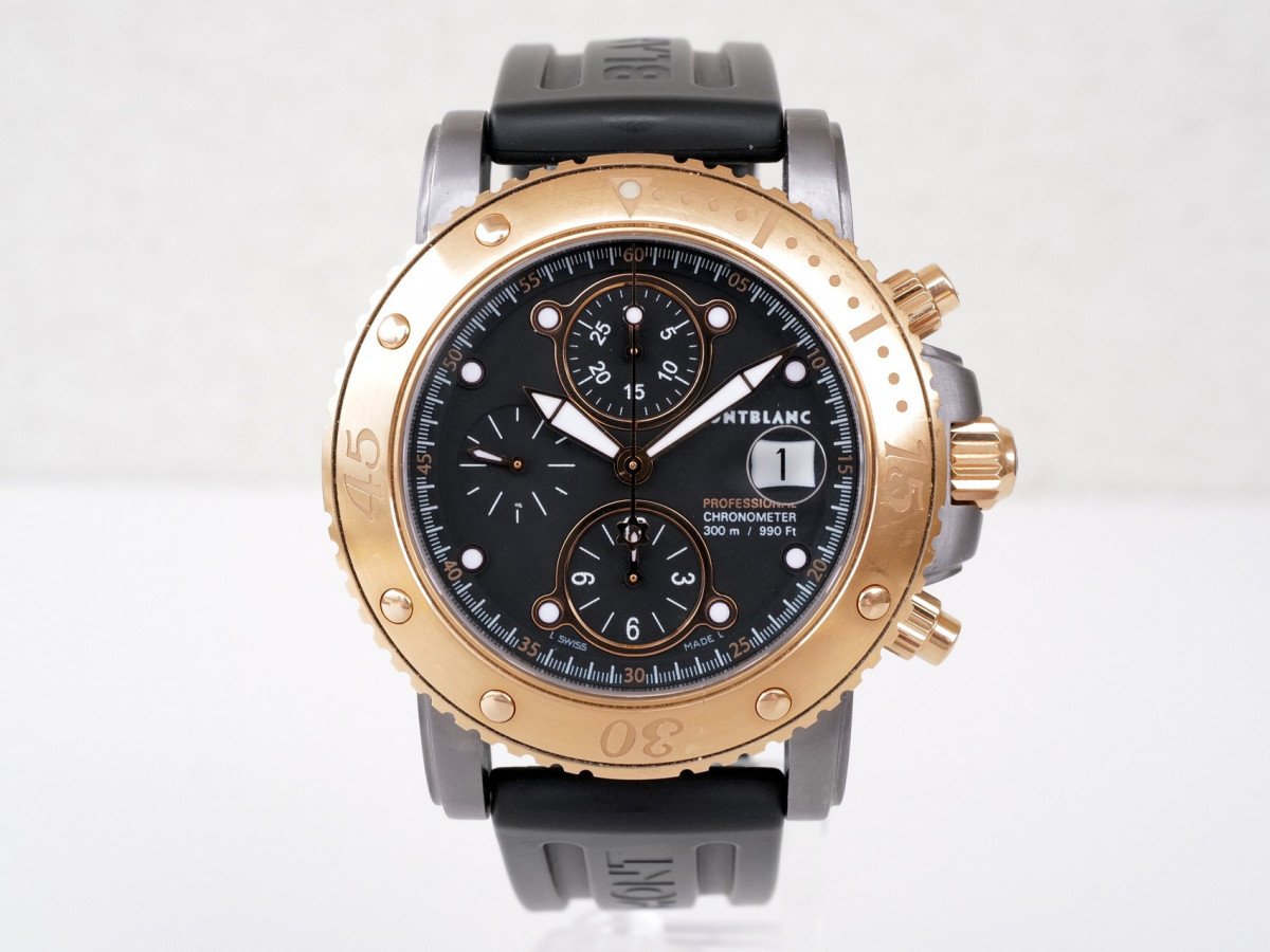 Швейцарские часы Montblanc Sport XXXL Chronograph Tantalum 18K Rose Gold Automatic