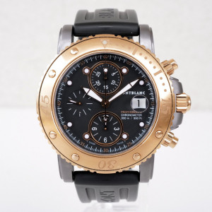 Швейцарские часы Montblanc Sport XXXL Chronograph Tantalum 18K Rose Gold Automatic