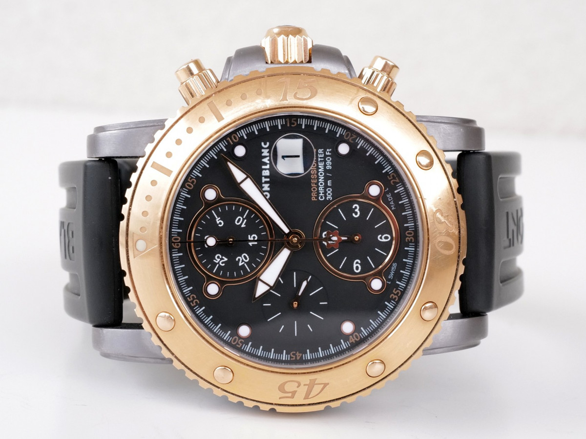 Швейцарские часы Montblanc Sport XXXL Chronograph Tantalum 18K Rose Gold Automatic
