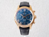 Швейцарские часы Omega De Ville Hour Vision Co-Axial 18K Rose Gold Blue Dial Chronograph
