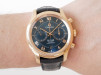 Швейцарские часы Omega De Ville Hour Vision Co-Axial 18K Rose Gold Blue Dial Chronograph