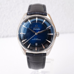 Швейцарские часы Omega Seamaster London Boutique Edition Limited Blue Dial Co-Axial Master Chronometer