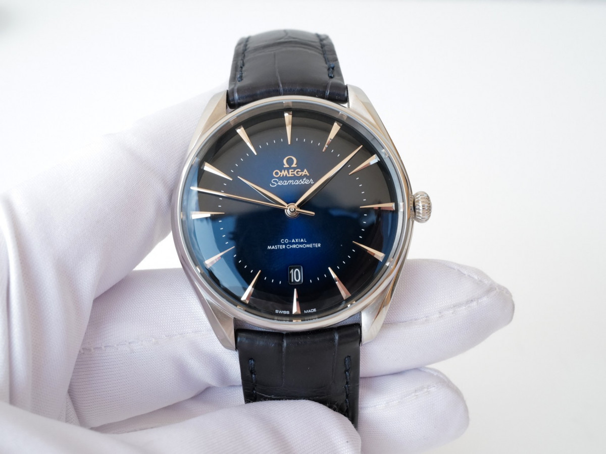 Швейцарские часы Omega Seamaster London Boutique Edition Limited Blue Dial Co-Axial Master Chronometer