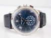 Швейцарський годинник Patek Philippe Complications Annual Calendar Flyback Chronograph Platinum 950 Blue Dial