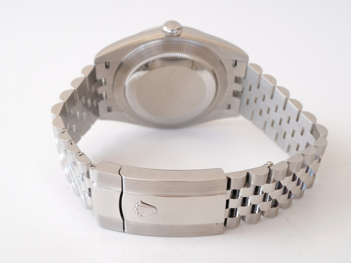 Швейцарские часы Rolex Datejust 41 Rhodium Diamond Dial Diamond Bezel Jubilee Bracelet