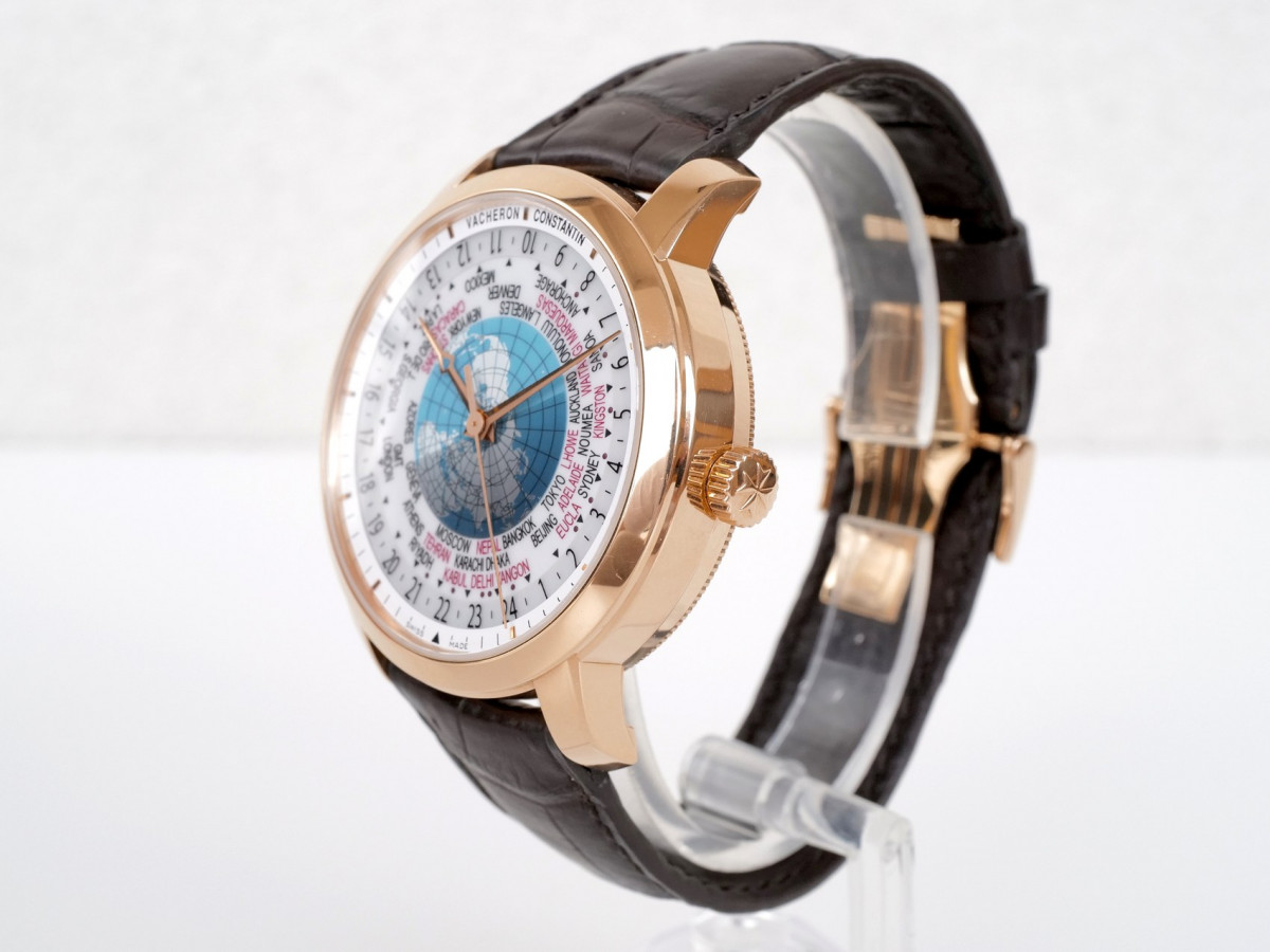 Швейцарские часы Vacheron Constantin Patrimony Traditionnelle World Time 18k Rose Gold
