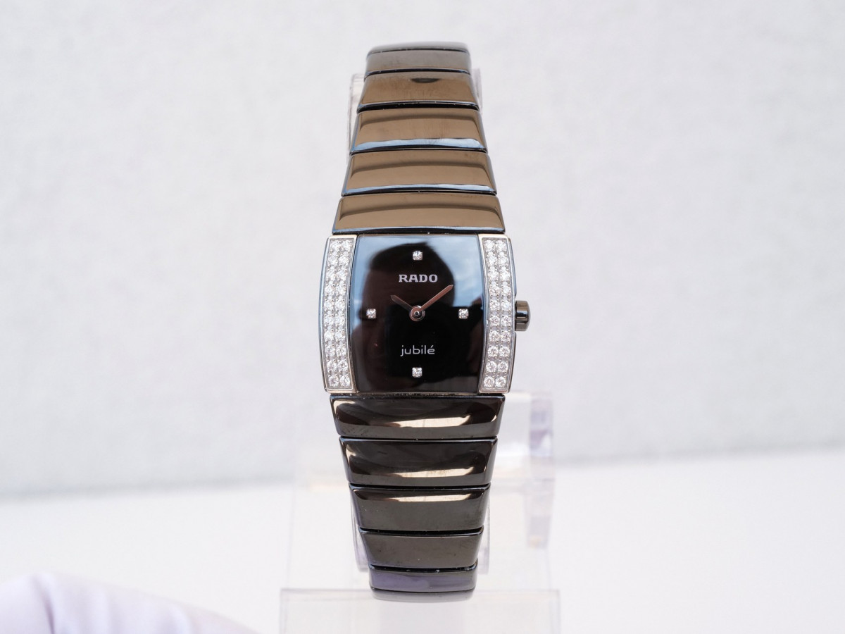 Швейцарський годинник Rado Sintra Jubile Ceramic Diamond Black Dial Quartz Ladies