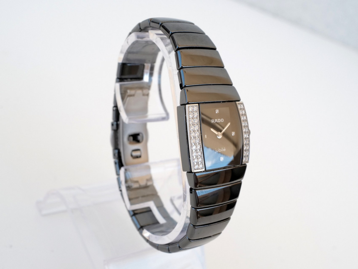 Швейцарський годинник Rado Sintra Jubile Ceramic Diamond Black Dial Quartz Ladies