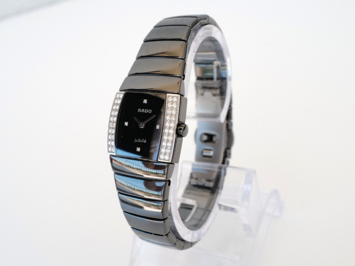 Швейцарський годинник Rado Sintra Jubile Ceramic Diamond Black Dial Quartz Ladies
