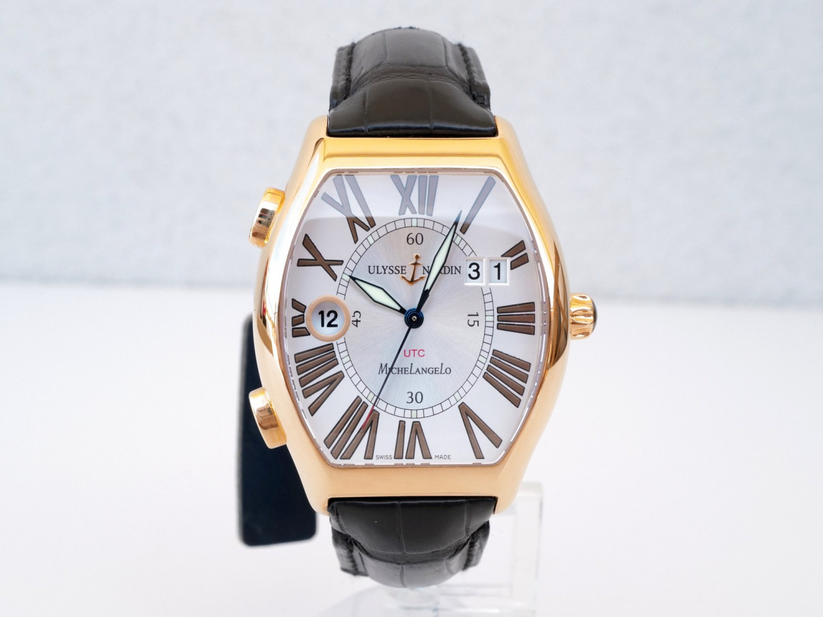 Швейцарские часы Ulysse Nardin Michelangelo Gigante UTC Dual Time 18k Rose Gold
