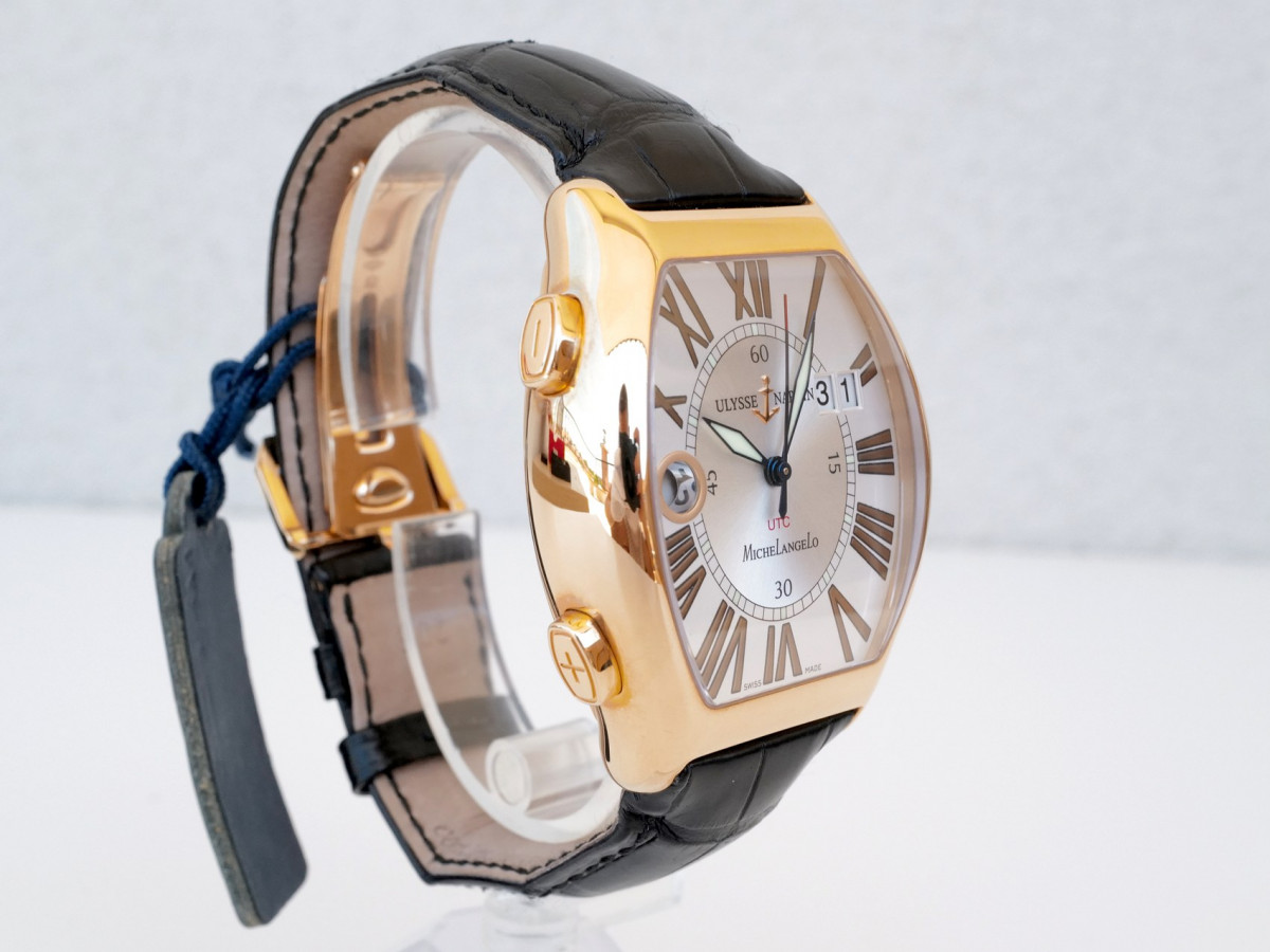 Швейцарские часы Ulysse Nardin Michelangelo Gigante UTC Dual Time 18k Rose Gold