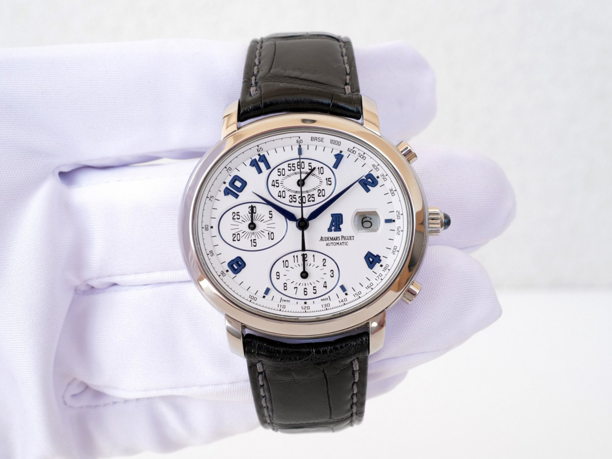 Швейцарський годинник Audemars Piguet Millenary Chronograph White Dial