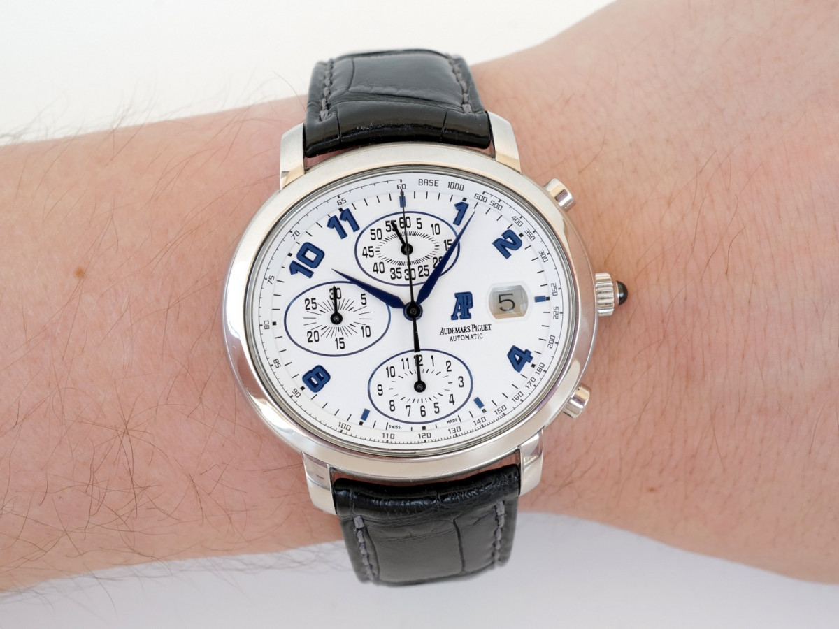 Швейцарський годинник Audemars Piguet Millenary Chronograph White Dial