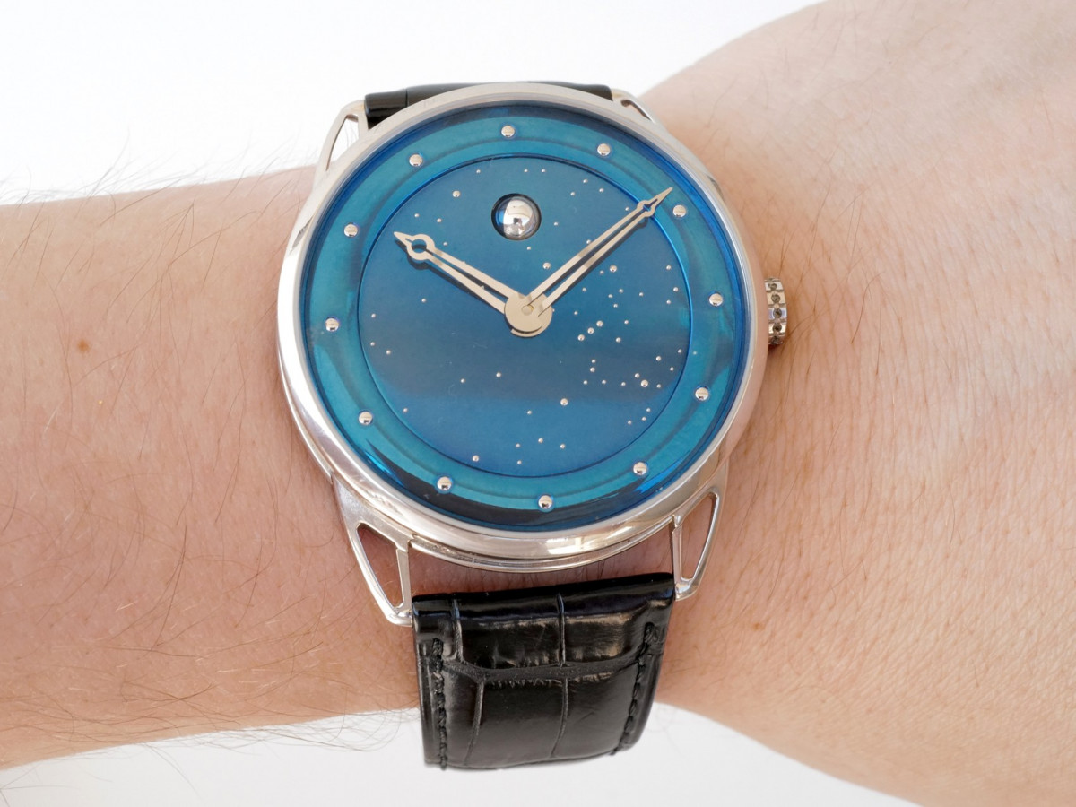 Швейцарський годинник De Bethune DB25 Moon Phase Starry Sky 18K White Gold