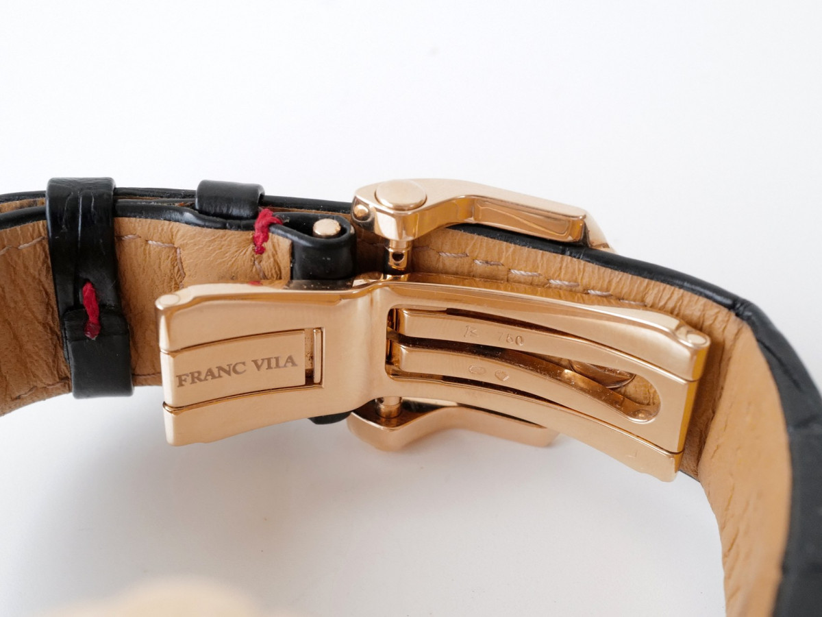 Швейцарские часы Franc Vila Complication Flyback Chronograph Quantieme Perpetuel Haute Horlogerie 18k Rose Gold