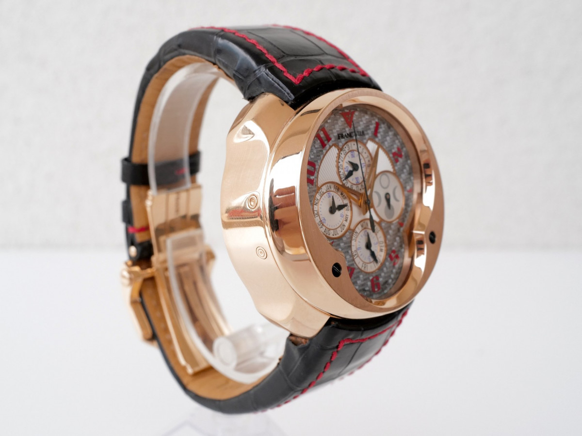 Швейцарские часы Franc Vila Complication Flyback Chronograph Quantieme Perpetuel Haute Horlogerie 18k Rose Gold