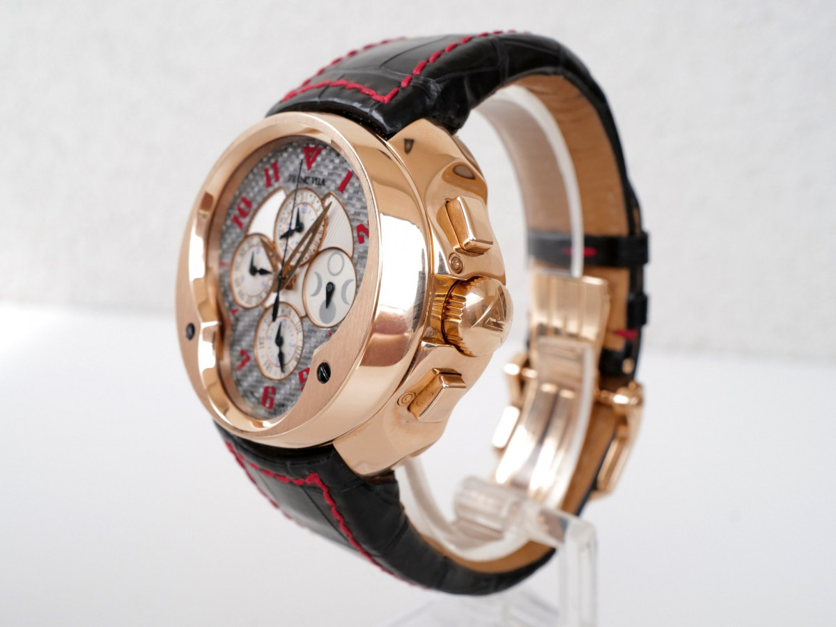 Швейцарские часы Franc Vila Complication Flyback Chronograph Quantieme Perpetuel Haute Horlogerie 18k Rose Gold