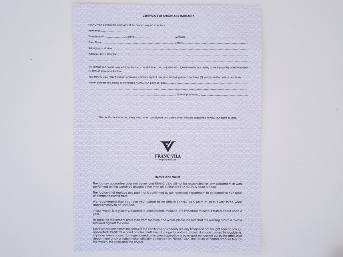 Швейцарские часы Franc Vila Complication Flyback Chronograph Quantieme Perpetuel Haute Horlogerie 18k Rose Gold