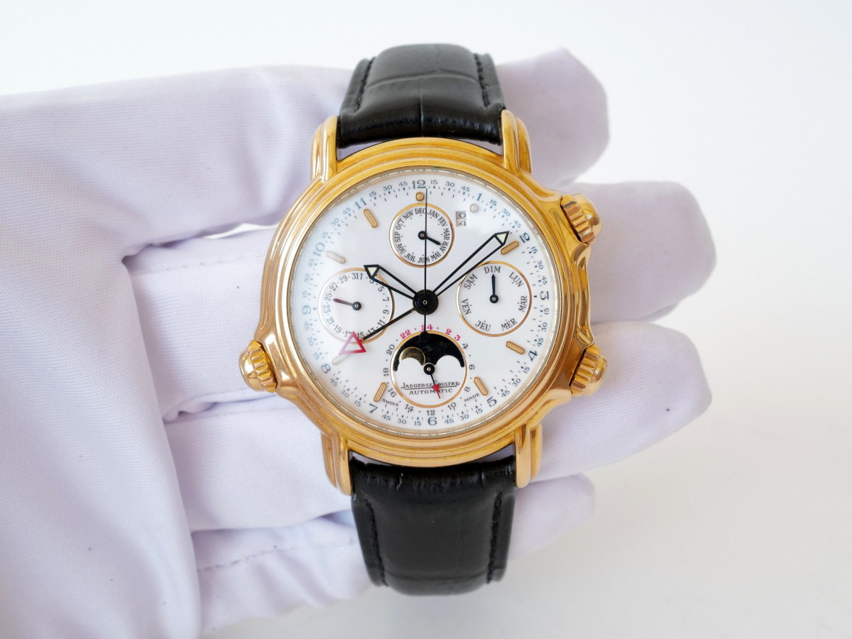 Швейцарские часы Jaeger-LeCoultre Grand Reveil Perpetual Calendar Alarm 18k Yellow Gold