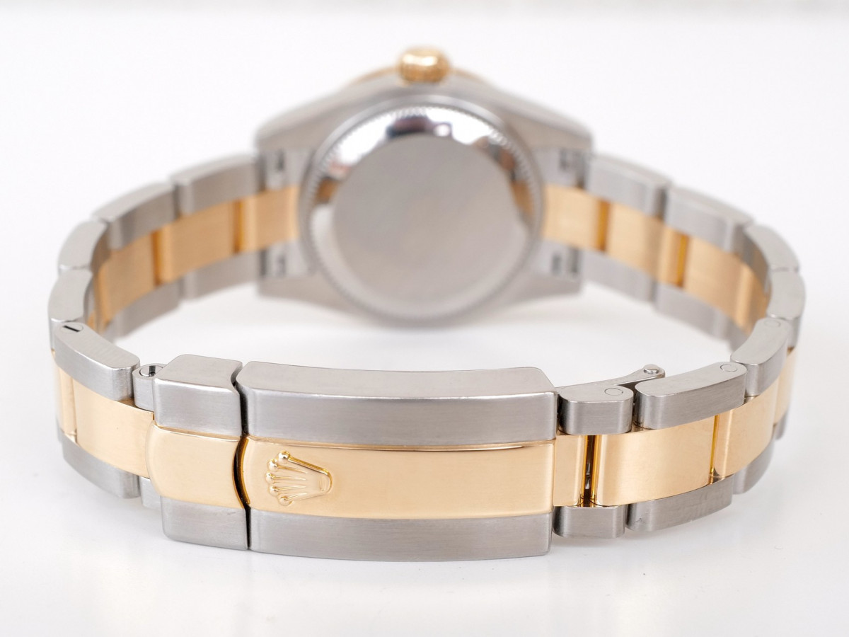 Швейцарские часы Rolex Lady-Datejust 26mm Oyster Steel and Yellow Gold Factory Diamond Dial Bezel