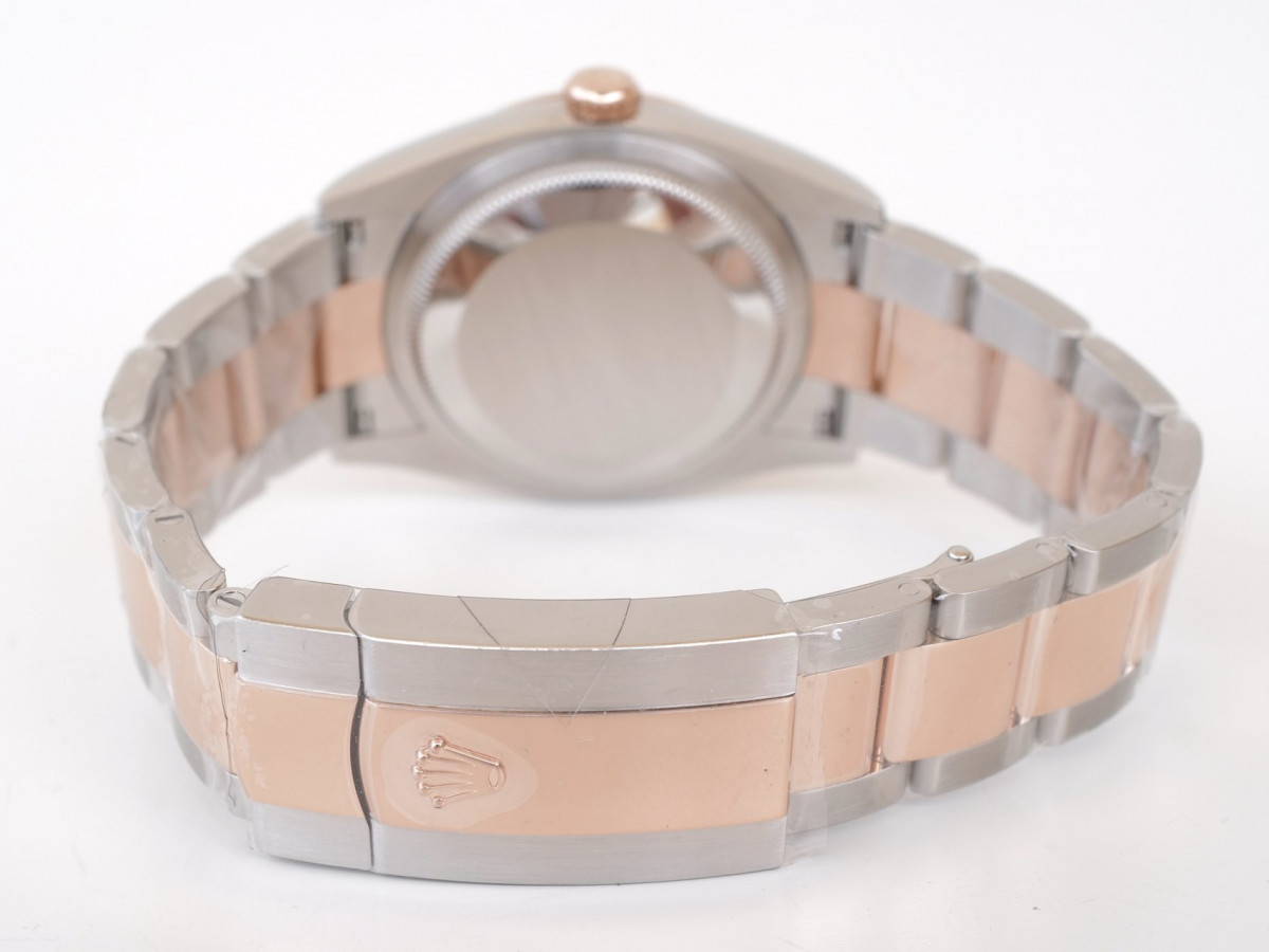 Швейцарские часы Rolex Datejust 36mm Oyster Steel 18K Rose Gold MOP Diamond Dial Bezel