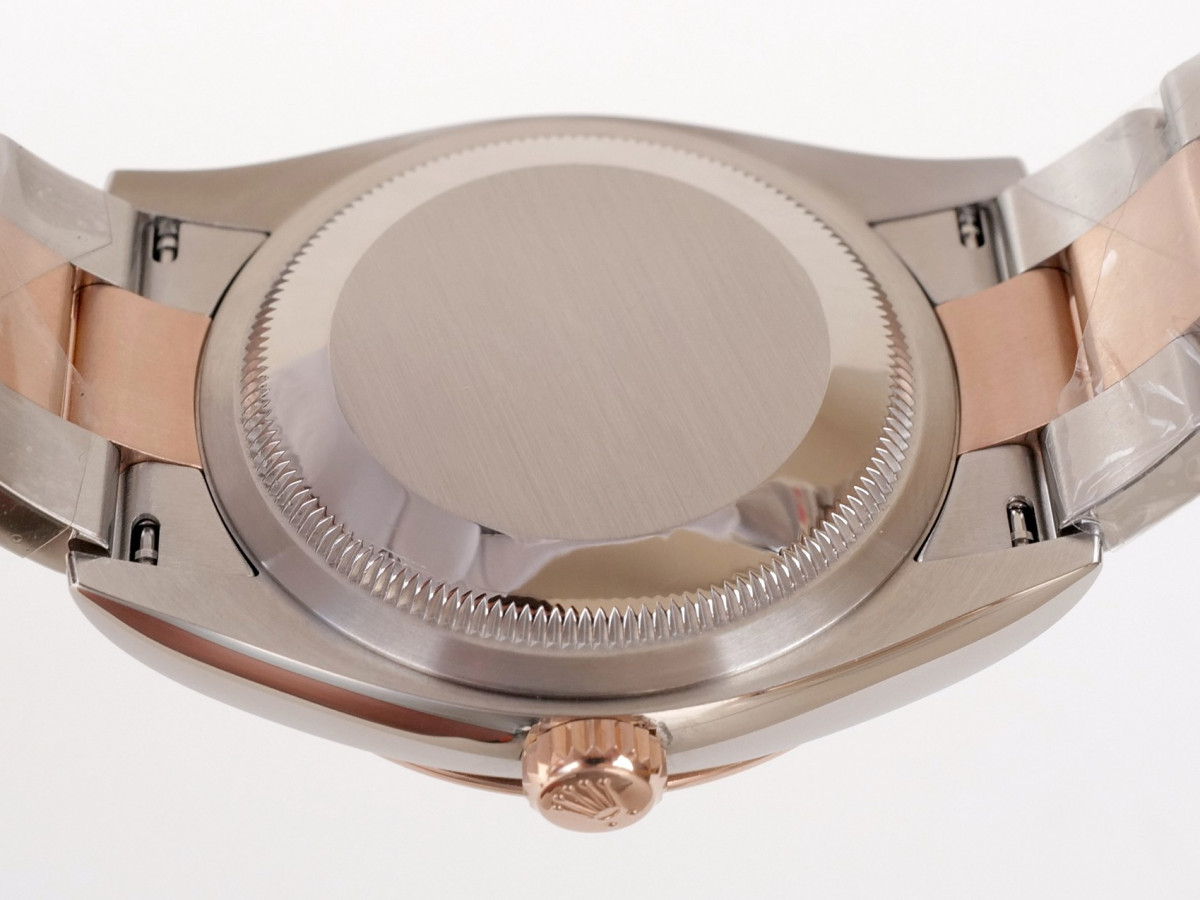 Швейцарские часы Rolex Datejust 36mm Oyster Steel 18K Rose Gold MOP Diamond Dial Bezel