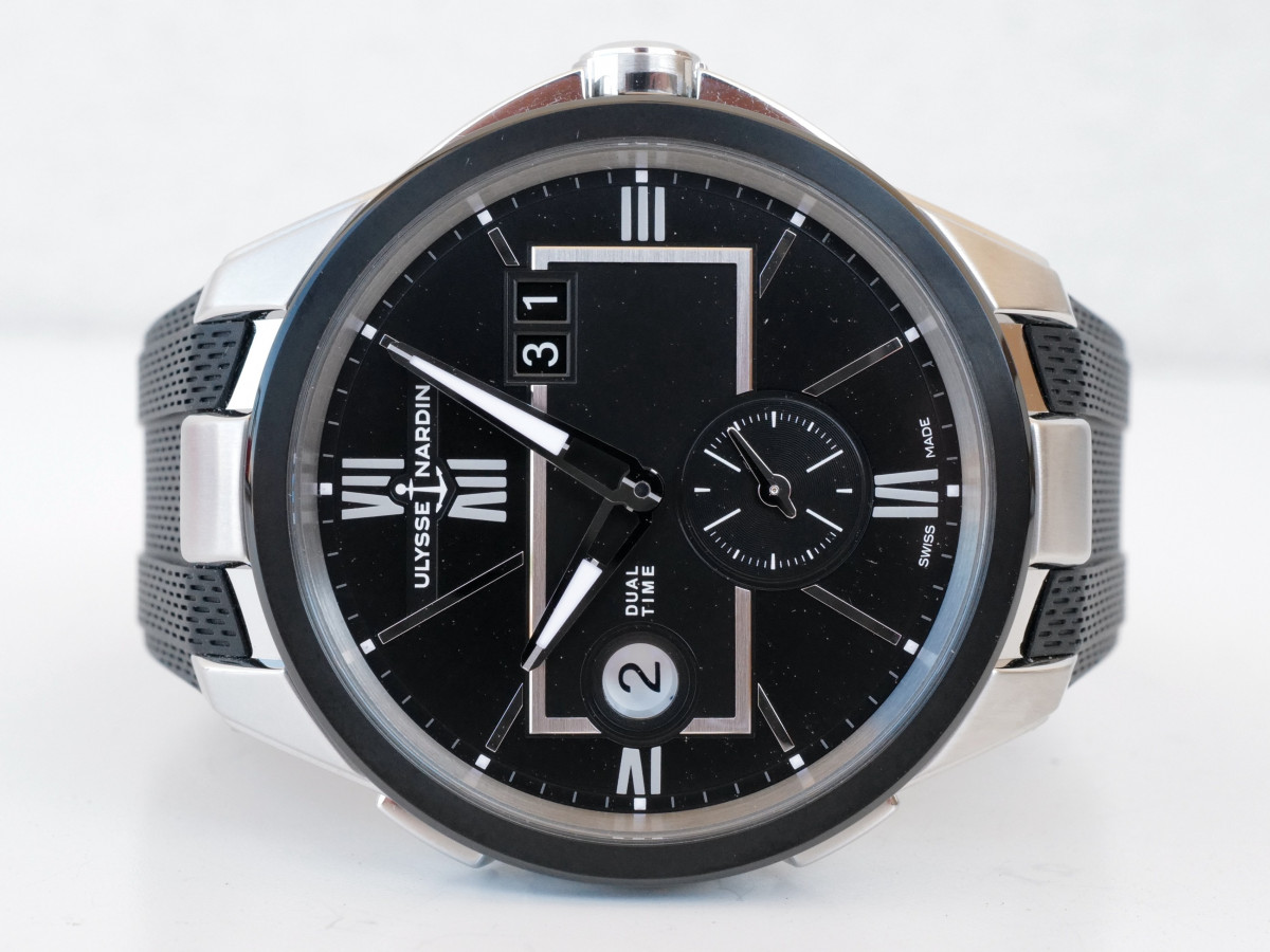Швейцарские часы Ulysse Nardin Executive Dual Time Blast 42mm Black Dial