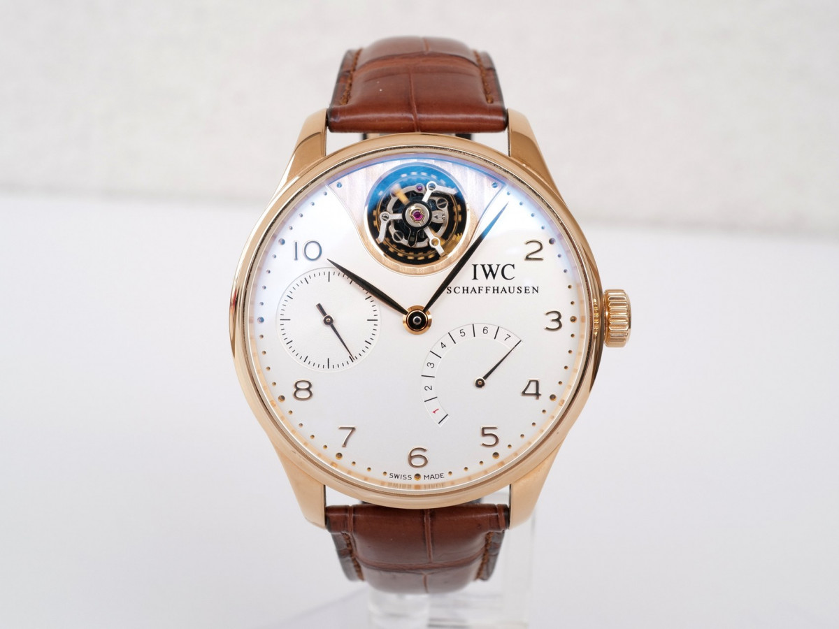 Швейцарские часы IWC Portuguese Tourbillon Mystere 7 Days Power Reserve 18K Rose Gold Limited Edition