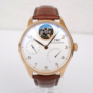 Швейцарские часы IWC Portuguese Tourbillon Mystere 7 Days Power Reserve 18K Rose Gold Limited Edition