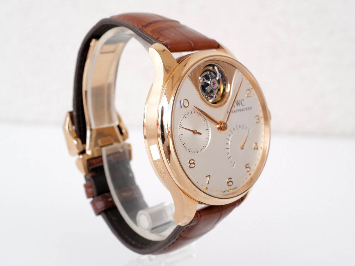 Швейцарские часы IWC Portuguese Tourbillon Mystere 7 Days Power Reserve 18K Rose Gold Limited Edition