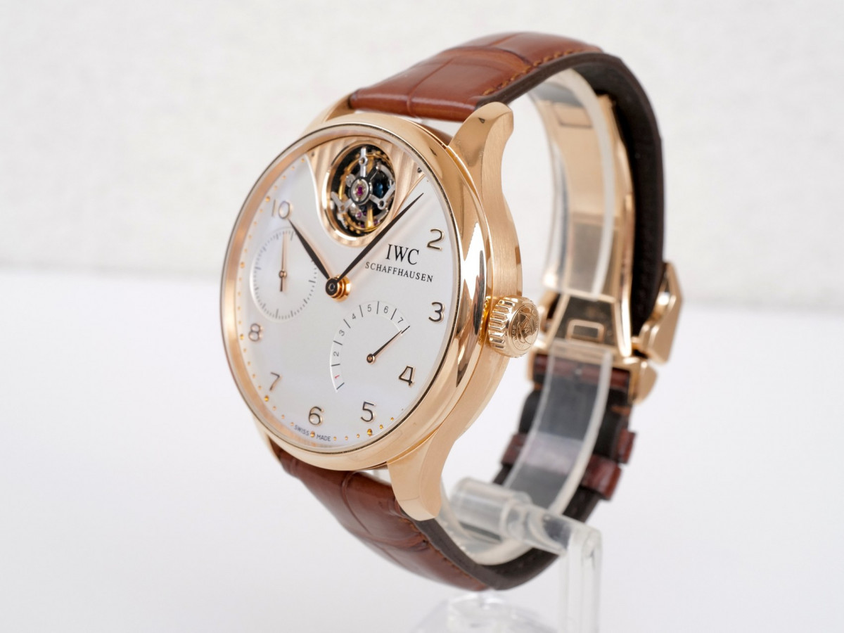 Швейцарские часы IWC Portuguese Tourbillon Mystere 7 Days Power Reserve 18K Rose Gold Limited Edition