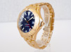 Swiss watch Omega Seamaster Diver 300M 18K Yellow Gold Blue Dial