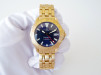 Swiss watch Omega Seamaster Diver 300M 18K Yellow Gold Blue Dial