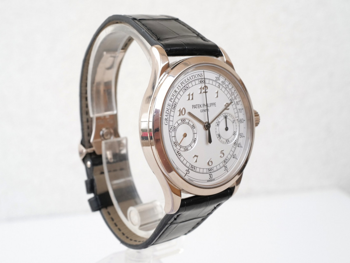 Швейцарський годинник Patek Philippe Complications Manual Wind Chronograph 18K White Gold
