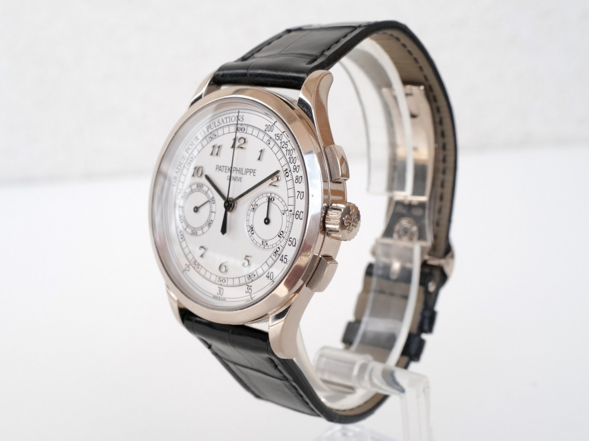 Швейцарський годинник Patek Philippe Complications Manual Wind Chronograph 18K White Gold