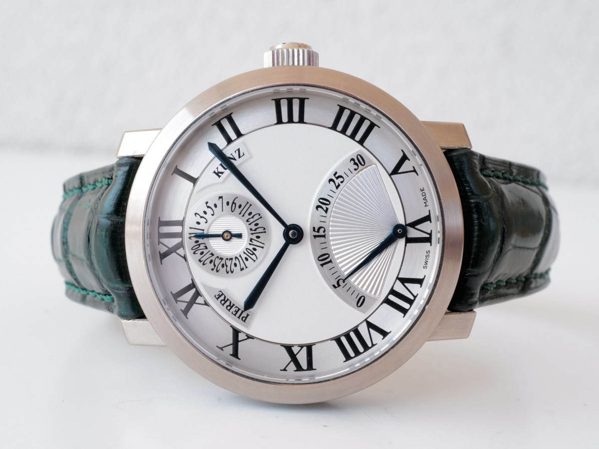 Швейцарские часы Pierre Kunz Spirit Of Challenge Retrograde Seconds 18k White Gold
