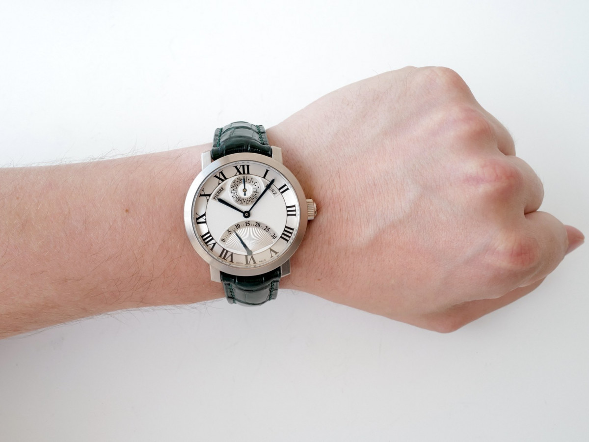 Швейцарские часы Pierre Kunz Spirit Of Challenge Retrograde Seconds 18k White Gold