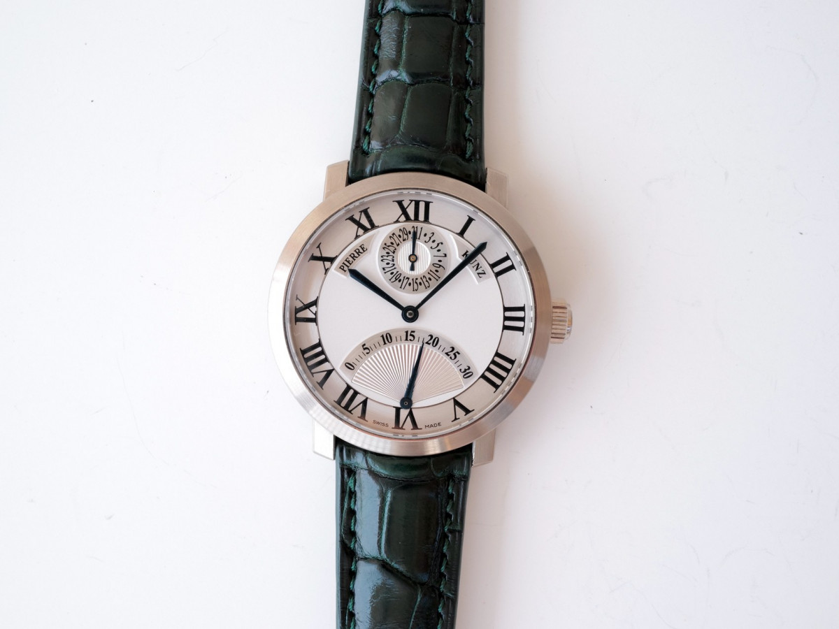 Швейцарские часы Pierre Kunz Spirit Of Challenge Retrograde Seconds 18k White Gold