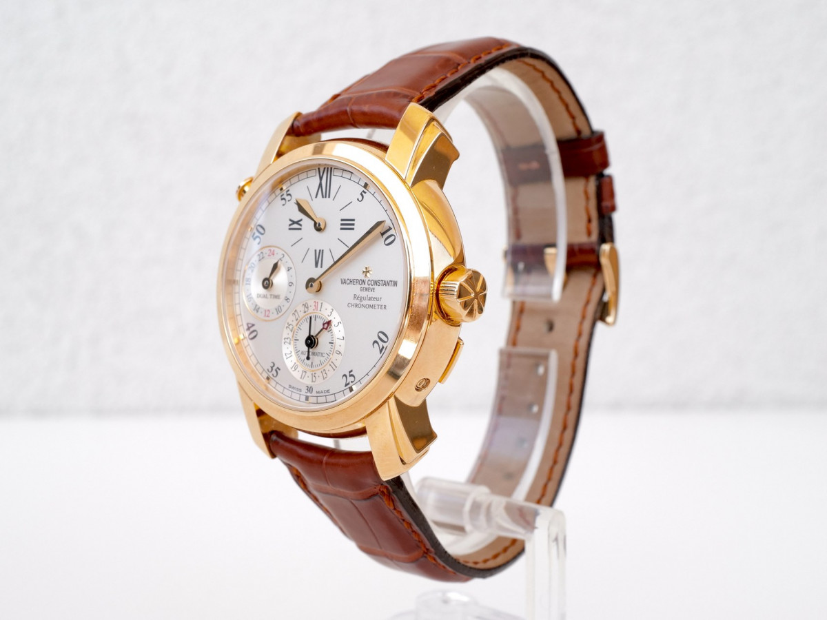 Швейцарський годинник Vacheron Constantin Malte Dual Time Regulator 18K Yellow Gold