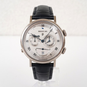 Швейцарський годинник Breguet Classique GMT Alarm Le Reveil du Tsar 18K White Gold